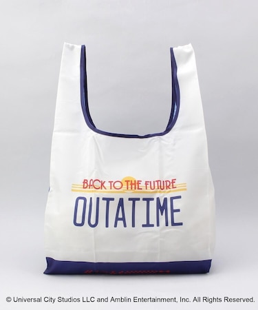 エコバッグM IVナンバープレート ＜Back To The Future バックトゥザフューチャー＞