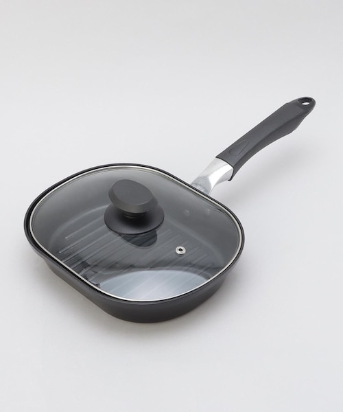 VECUULAR ブラック フライパン ガラス蓋付き VECUULAR ブラック