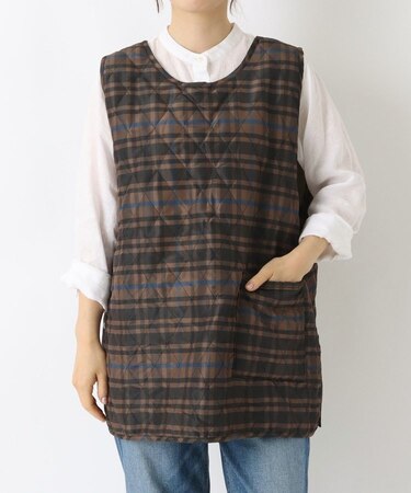 オリバー キルトショートタブリエ BR