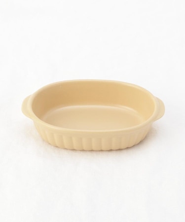 KOS オーバルグラタン キャメル