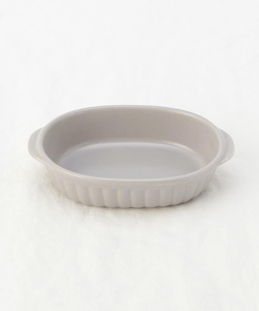 KOS オーバルグラタン グレー