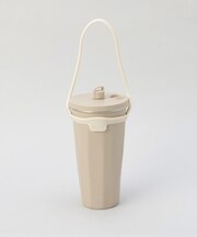 ストロー付2wayタンブラー470ml モカ
