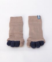 ボンニュイ! 発熱足指ソックス BE