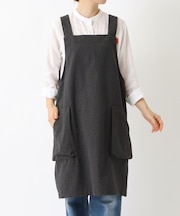 エプロン レガッタリサイクルコットン チャコール