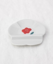 ニッポン絵皿 箸置き小皿 椿