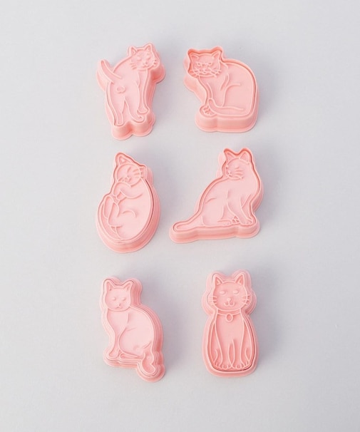クッキーカッター ネコ6P