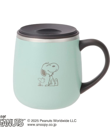 PEANUTS 蓋つきステンレスマグShort MINT GREEN ＜BRUNO ブルーノ＞