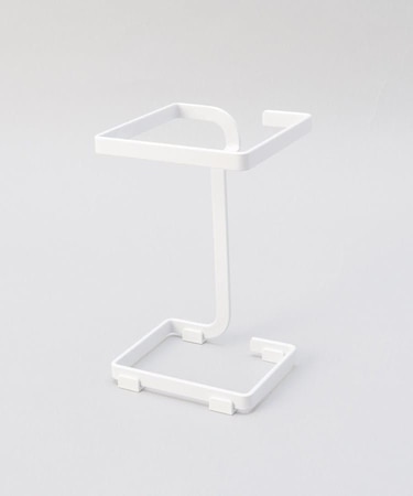 コーナーに置ける水切りネットホルダー スクエア WH 山崎実業 ＜tower  タワー＞