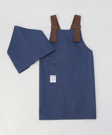 カバーオールキッズエプロン NV ＜FABORI ファボリ＞