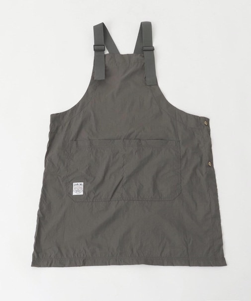 極軽撥水エプロン キテミテ　SUMI GY ＜FABORI ファボリ＞