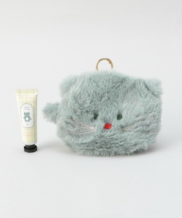 アトリエニュアージュ ポーチ&ハンドクリームセット ネコのLulu