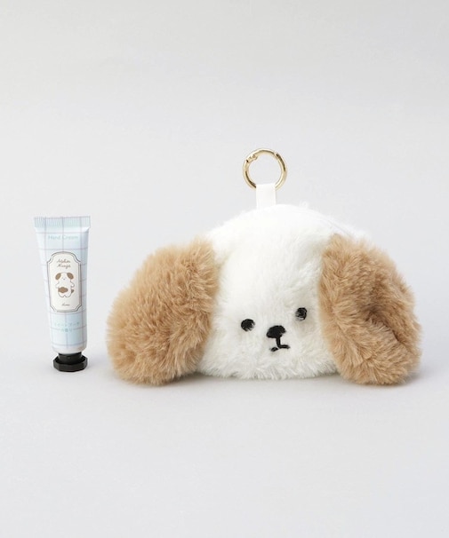 アトリエニュアージュ ポーチ&ハンドクリームセット イヌのNunu