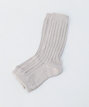 シルクとオーガニックコットン つま先あきソックス 砂色 <絹屋>