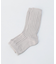 シルクとオーガニックコットン つま先あきソックス 砂色 ＜絹屋＞