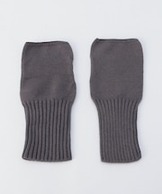 シルクとオーガニックコットン アームウォーマー 黒茶 <絹屋>