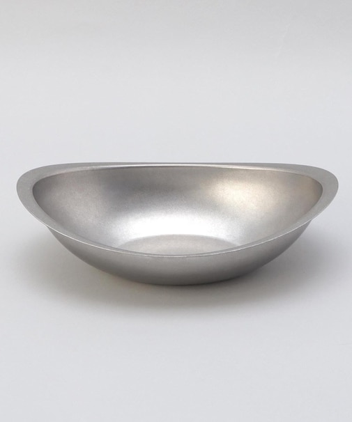 ステンレス オーバルボウル L