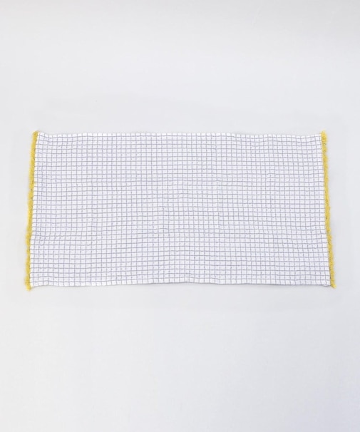 グリッドキッチンタオル BL