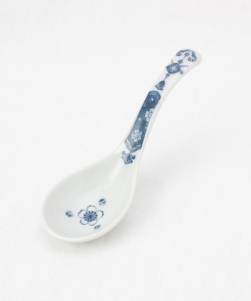 Shonzui 染付瓔珞紋 らーめんレンゲ