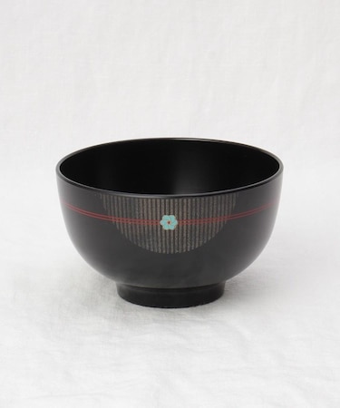 むすび 汁椀 黒