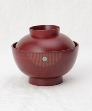 むすび 雑煮椀 朱