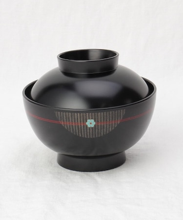 むすび 雑煮椀 黒