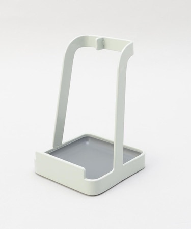 お玉&鍋ふたスタンド ライトグリーン 山崎実業 <tower タワー>