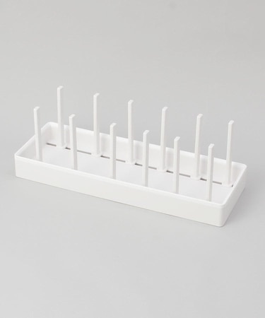 シンク下幅調節鍋蓋＆フライパン収納スタンド W40 山崎実業 ＜tower タワー＞