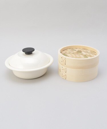 ココナベせいろセット 小 WH ＜野田琺瑯 ＞