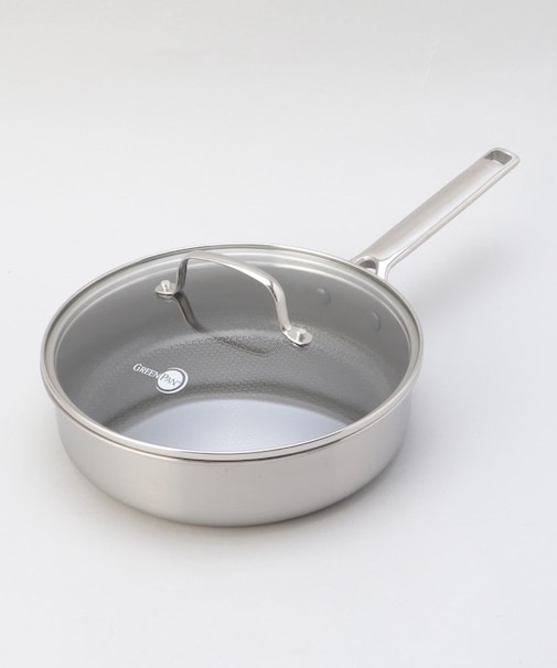 エーペックス 深型フライパン 24cm ガラス蓋付き ＜GreenPan  グリーンパン＞