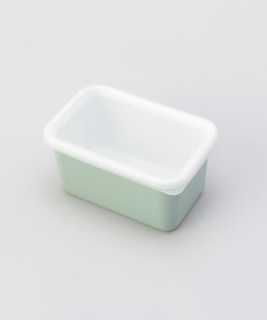 ホーロー深型角容器 ヴィンテージグリーン S ＜富士ホーロー ＞