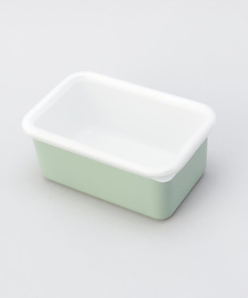 ホーロー深型角容器 ヴィンテージグリーン M ＜富士ホーロー ＞