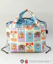 保冷ショッピングバッグ 総柄 <TOM and JERRY トムとジェリー>