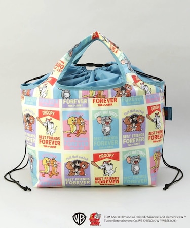保冷ショッピングバッグ 総柄 ＜TOM and JERRY トムとジェリー＞