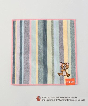 ミニタオル ストライプ ジェリー ＜TOM and JERRY トムとジェリー＞