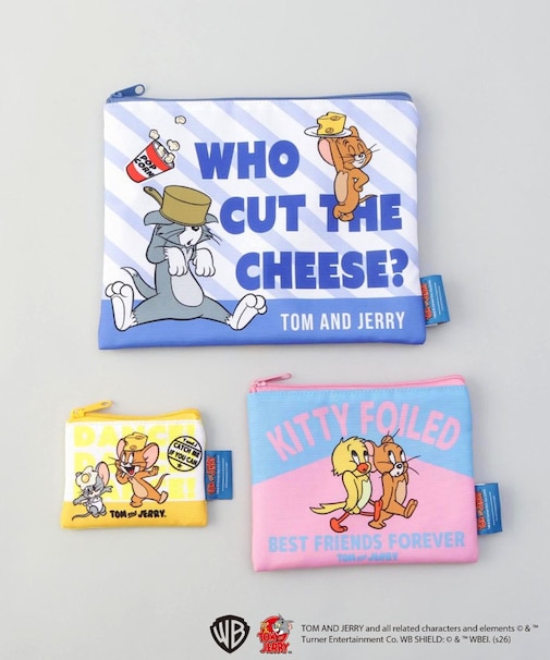 ポーチ3Pセット ＜TOM and JERRY トムとジェリー＞