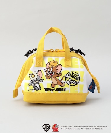 おにぎりポーチ2P YE ＜TOM and JERRY トムとジェリー＞