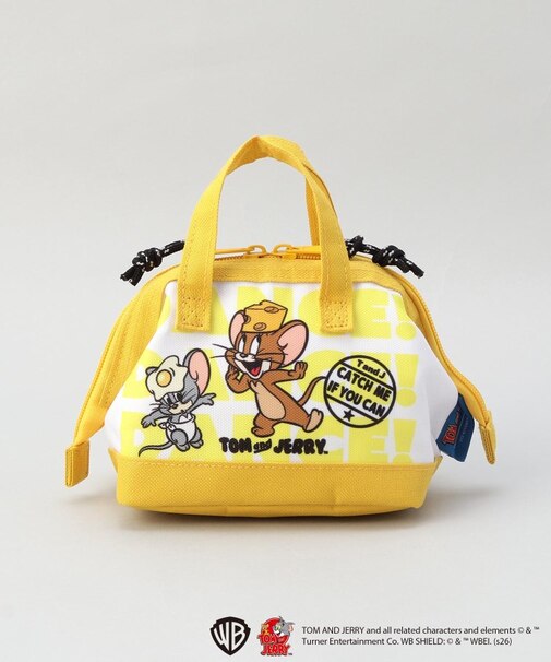 おにぎりポーチ2P YE ＜TOM and JERRY トムとジェリー＞