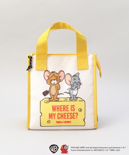 三角まちランチバック YE ＜TOM and JERRY トムとジェリー＞