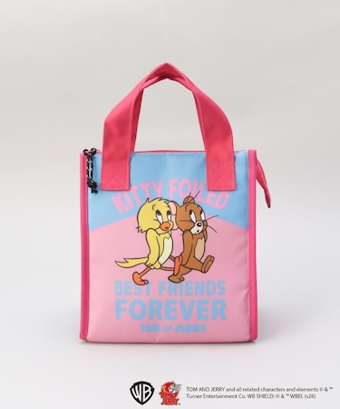 三角まちランチバック PK ＜TOM and JERRY トムとジェリー＞