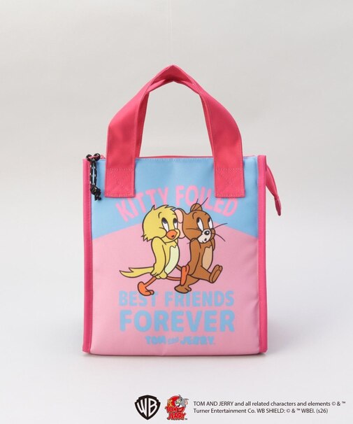 三角まちランチバック PK ＜TOM and JERRY トムとジェリー＞