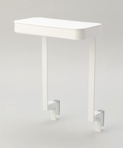 キッチンシンク下収納扉ポリ袋ホルダー WH 山崎実業 ＜tower タワー＞