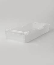 冷蔵庫中棚下高さ調節ラック S WH 山崎実業 <tower タワー>