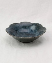 和花 浅鉢 青藍