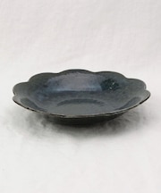 和花 深皿 青藍