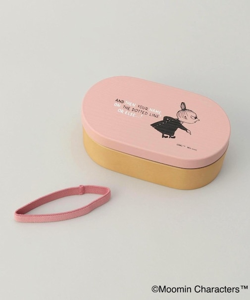 木目オーバル弁当箱リトルミイ ＜MOOMIN ムーミン＞