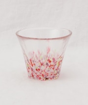 津軽びいどろ にほん色ふうけい 盃　舞う桜