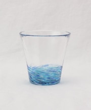 津軽びいどろ 六の色 グラス 海
