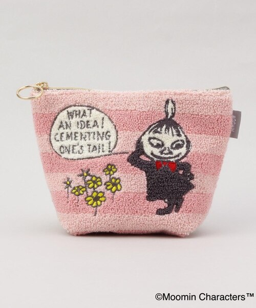 サガラ刺繍台形ポーチ PK ＜MOOMIN ムーミン＞｜トゥーワントゥー