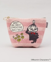 サガラ刺繍台形ポーチ PK <MOOMIN ムーミン>