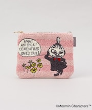 サガラ刺繍ミニフラットポーチ PK <MOOMIN ムーミン>
